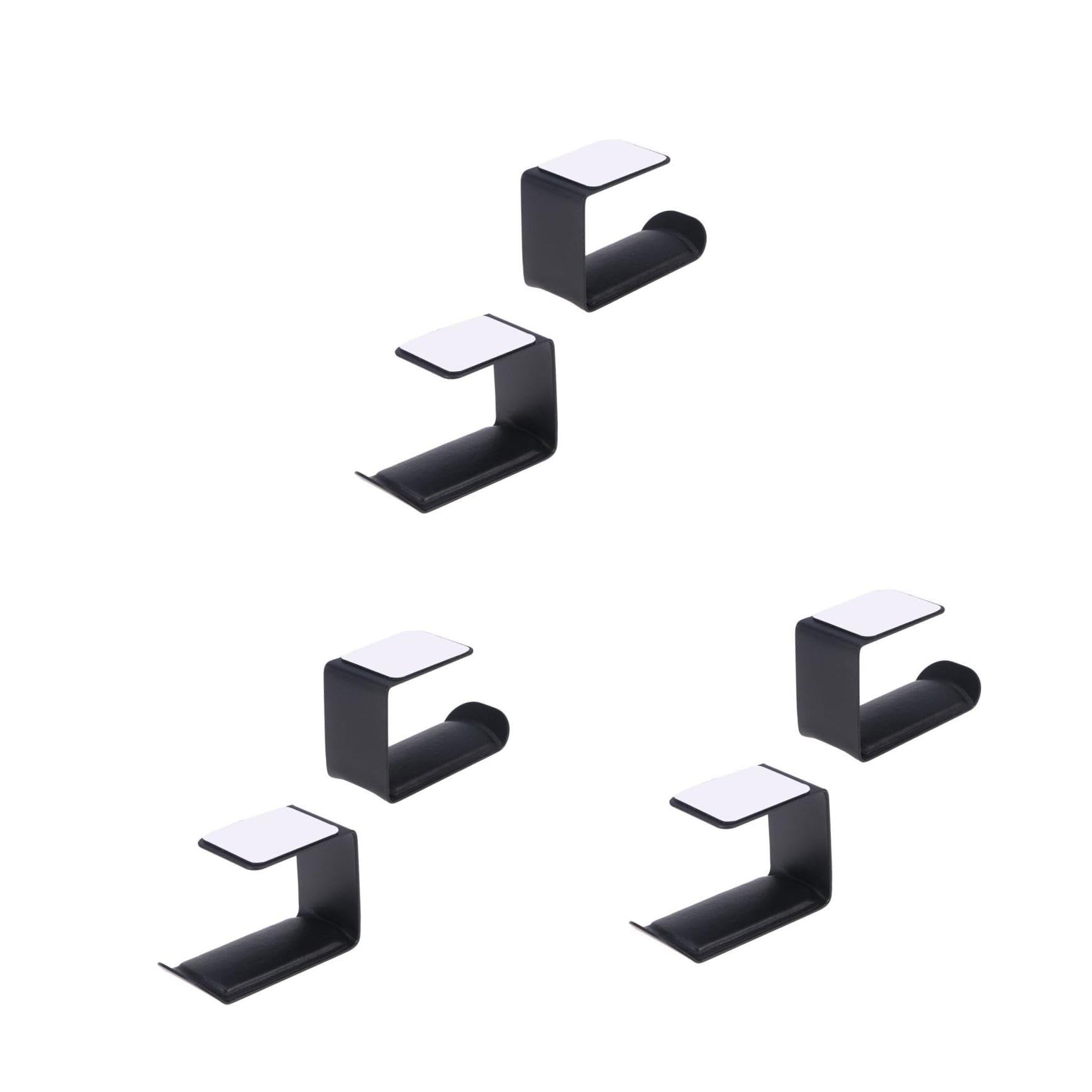 Gatuida 3 Piezas Colgador De Auriculares Gancho para Auriculares para Escritorio Gancho De Escritorio Montaje En Pared Percha Soporte para Auriculares Debajo De La Mesa