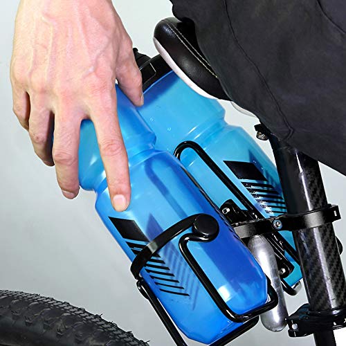 Suporte de gaiola de garrafa de água azul/vermelho/preto, adaptador de gaiola de garrafa, suporte de