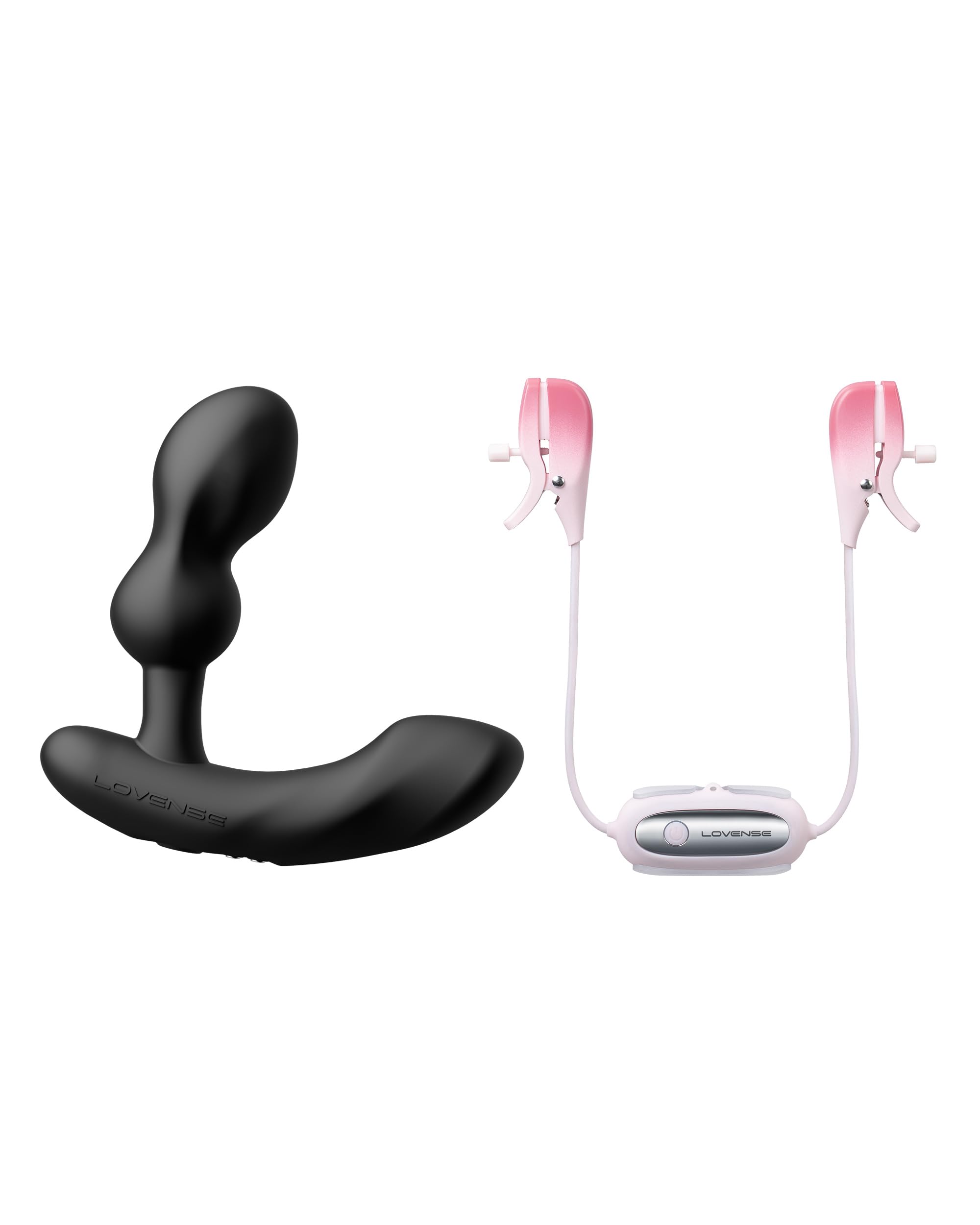 Amazon.com: LOVENSE Edge 2 Prostate Massager Vibrator Sex Toys for Men +  LOVENSE Gemini Vibrating Nipple Clamps Adjustable Nipple Stimulator for  Women Men Couple Play : Health & Household