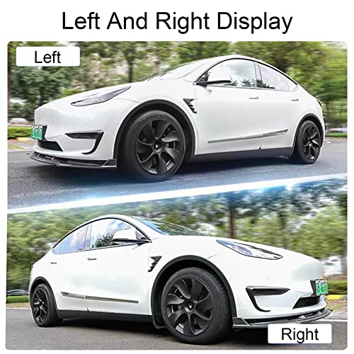 Xinfoob Tesla Model Y Wheel Cover Hubcaps 19-Inch Hub Cap Replacement Abs Cover Set Of 4 Matte Black 2020-2023 Model Y Accessories #TOP4