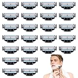 【Using Advanced Technology】Die Klingen des Ma ch 3 Turbo Men's Razor verwenden eine fortschrittliche Frontscharniertechnologie, die eine größere Winkelflexibilität bietet, um sich den Kurven des Gesichts anzupassen. Bei der Verwendung kann der Rasierer näher am Gesicht sein, was ein besseres und komfortableres Rasurerlebnis bietet.