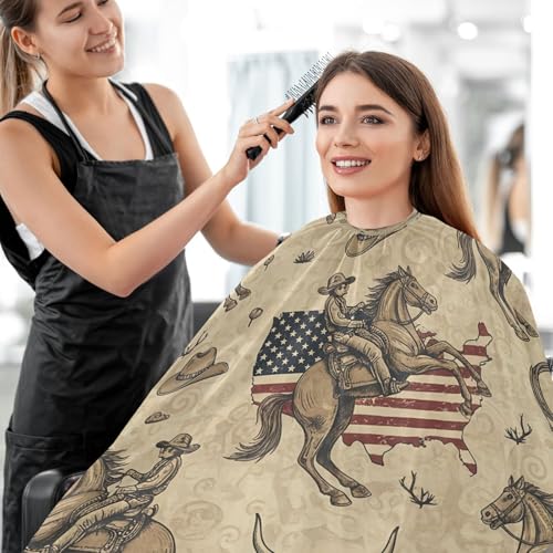 Capa de Corte de Pelo Impermeable Profesional para Hombres miniatura 7