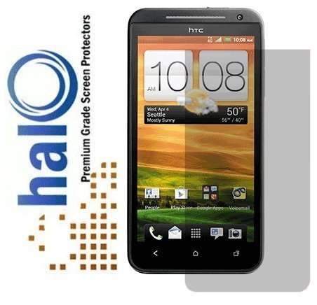 Halo Screen Protector Film Invisible (Clear) for HTC EVO 4G LTE Jet (Released 2012) (3-Pack) - Premium Japanese Screen Protectors