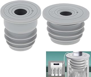 2 PCS Universal Drain Pipe Silicone Seal Plug Drain Sewer Deodorant Cover Washing Machine Drain Pipe Seal Plug Floor Drain Anti-Odor Silicone Drain