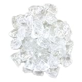 Koyal Wholesale Centerpiece Vase Filler Decorative Crushed Glass, 4.5-Pound, Clear