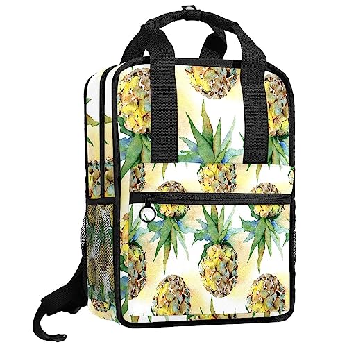 Sac à dos pour garçons multicolore à motif ananas de 35.5 cm
