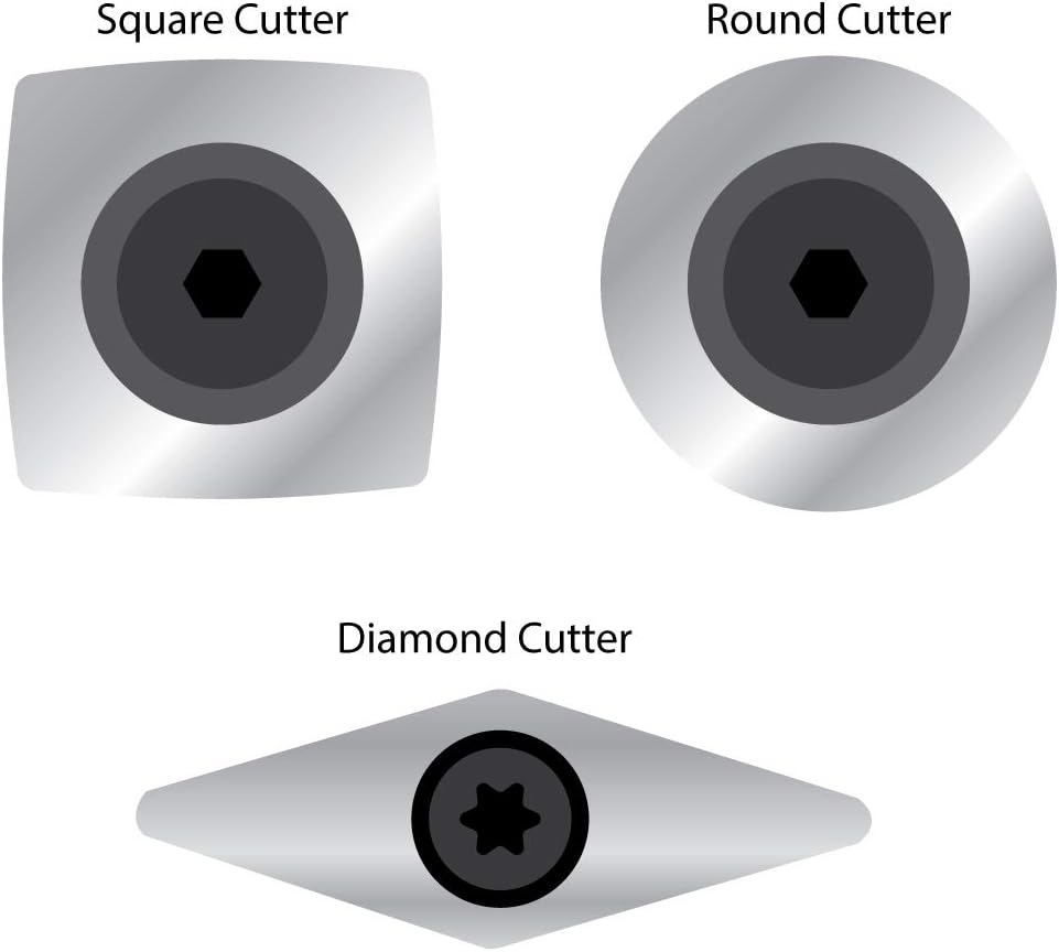 Black Friday 🔥 Savannah - 7586 Carbide Turning Tool Large Size (3 Piece Set - All 3 Turning Tools) Includes Diamond Shape, Round and Square Turning Tools With Comfort Grip Handles, Three Tool Set Amazing 🔥 Savannah - 7586 Carbide Turning Tool Large Size (3 Piece Set - All 3 Turning Tools) Includes Diamond Shape, Round and Square Turning Tools With Comfort Grip Handles, Three Tool Set
