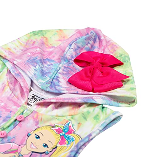 Jojo Siwa Big Girls French Terry Sleeveless Romper With Hood Rainbow 14-16 #TOP1