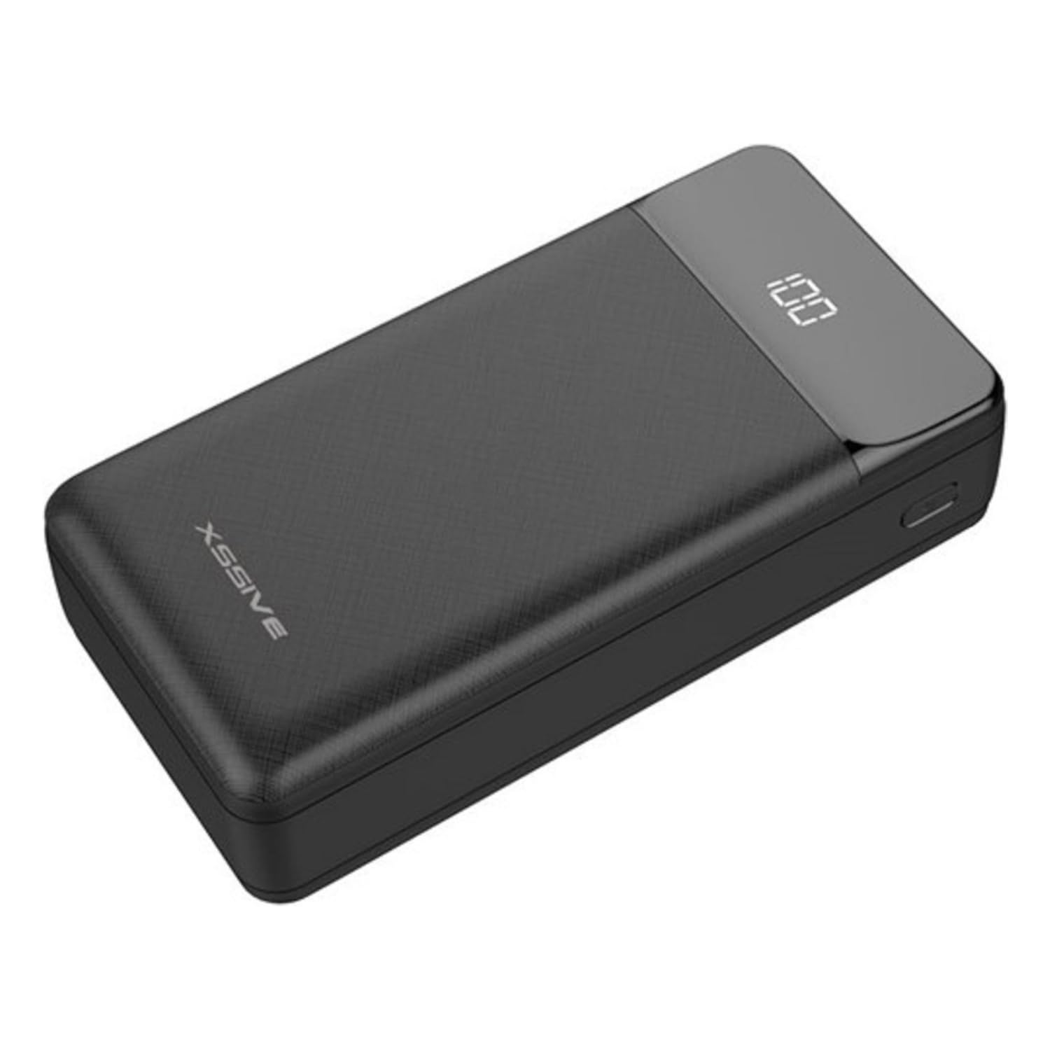 30 000 mAh Premium Powerbank zewnętrzny akumulator zastępczy ładowarka 2 x USB 1 x USB-C 1 x Micro-USB czarny