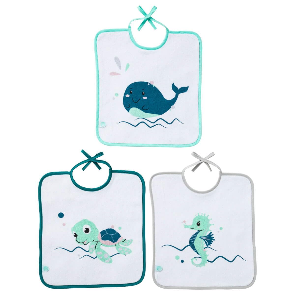 Babycalin - Pack of 3 toddler bibs - Organic