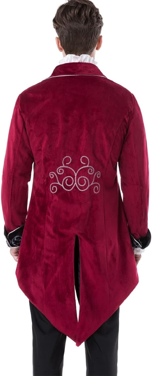 Miniatura 7 de Cuslinya Men's Steampunk Victorian Jacket Vintage Tailcoat Gothic Costume