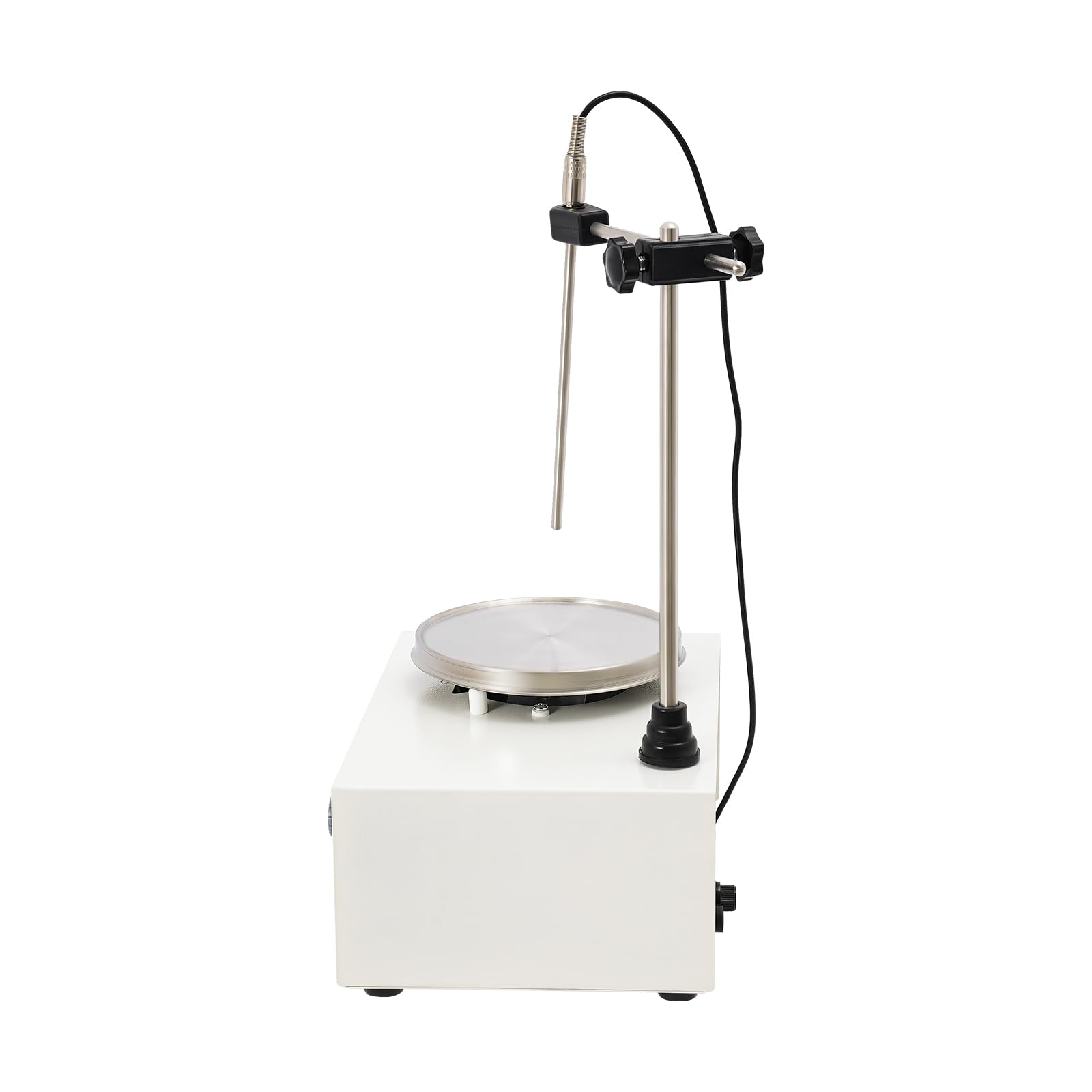 Agitatore magnetico con piastra riscaldante, capacità di miscelazione 2000 ml, 0-99 °C, sensore di temperatura, clip 0-2000 giri/min, con supporto e asta per mescolare
