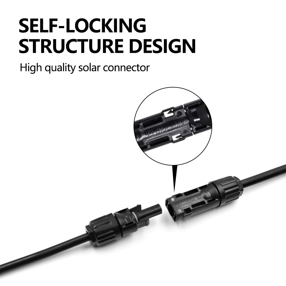 Solar Anti-Reverse Diode Cable,1600V 55A with IP67 Solar Panel Connector for PV Combiner Box and High Voltage Power System
