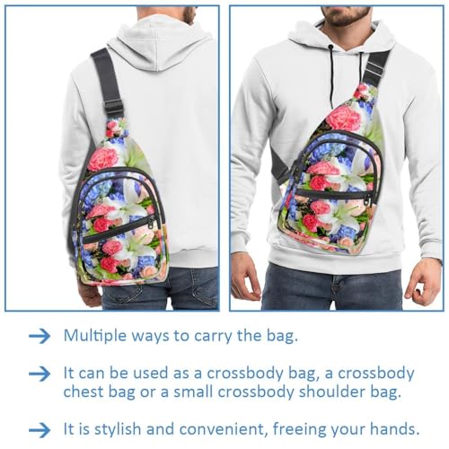 Mochila cruzada azul mármol para llevar tus pertenencias con total seguridad 2