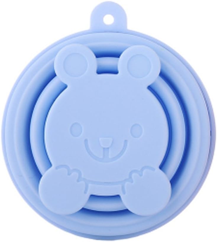 Lubier Lifestyle Gadgets Silicone Cup Portable Travel Outer Shell Fold Round Cartoon Cup Telescopic Cup