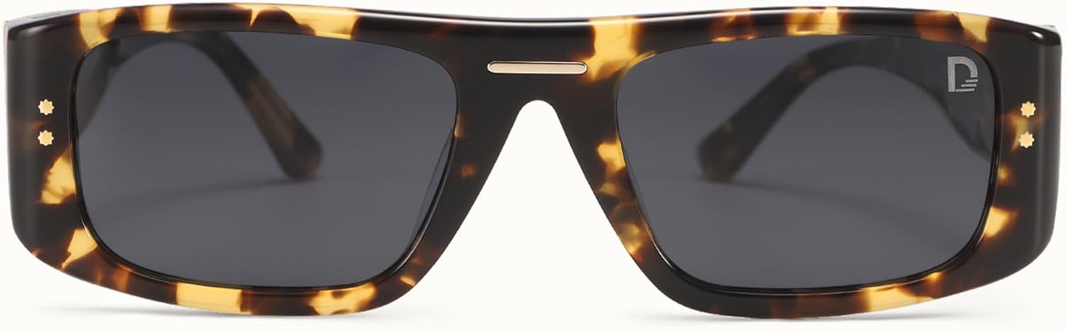 Narrow square Men Polarized Sunglasses rectangular Women retro Sun Glasses D1240306