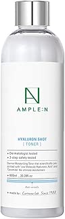 [AMPLE:N] Hyaluron Shot Toner 20.28 fl. oz. (600ml) - Hyaluronic Acid & Xylitol Complex Contained, Hydrating Esssence Facial Toner for Sensitive and Dry Skin - coolthings.us