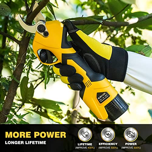 Pafiwerk Electric Pruning Shears, Cordless Pruning Shear Battery Powered, Tree Branch Pruner With 2 Pcs 16.8V Lithium Battery - 25Mm(0.98") Cutting Diameter #TOP1