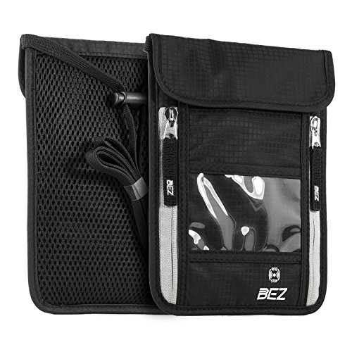 BEZ® Borsello da viaggio, Porta Documenti Viaggio