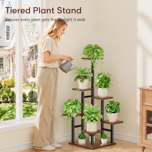 Yzosvki Plant Stand Indoor Corner Tiered Plant Shelf for Indoor Plants by Yzosvki - Used condition - Image 6