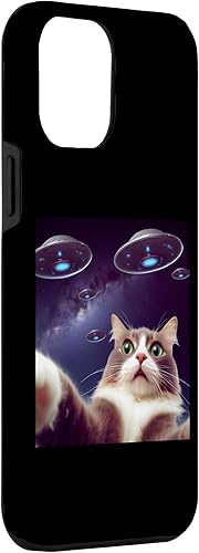 Miniatura 3 de Funda clásica para iPhone 15 Pro Max con diseño de gato alienígena