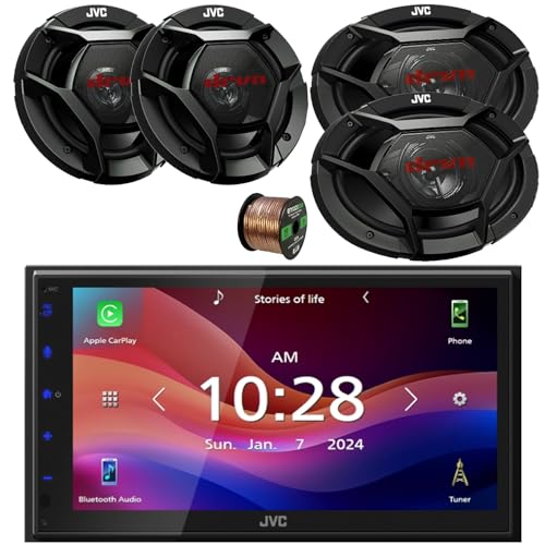 Receptor Multimedia JVC KW-M695BW 6.8" LCD Bluetooth USB miniatura 1
