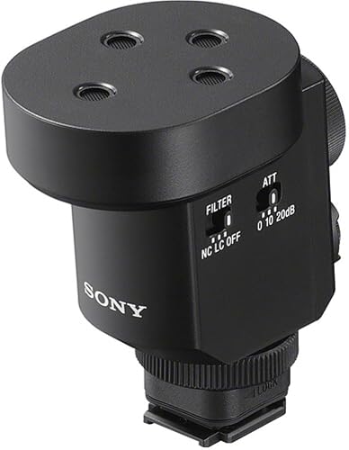 Sony Micrófono de escopeta digital ECM-M1, negro