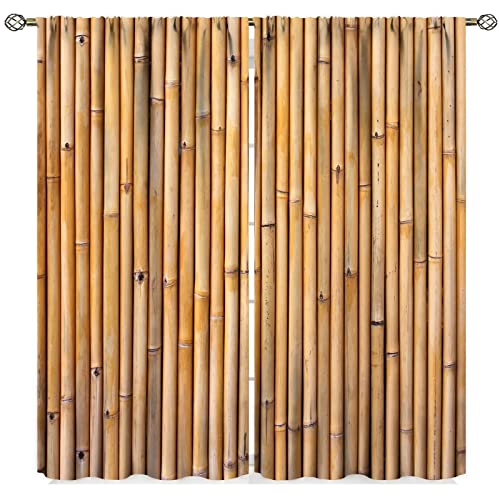 Bamboo Curtains with Traditional Chinese Calligraphy Design