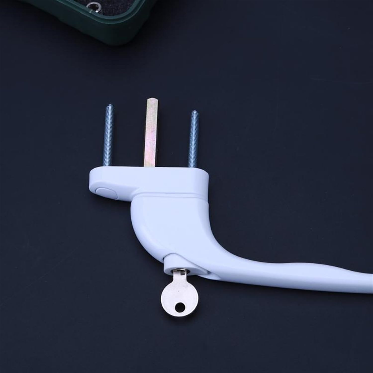 AOKLEY White Aluminum Alloy Window with Locks Universal Door Handle Key for Double Glazing Turning 1Pcs