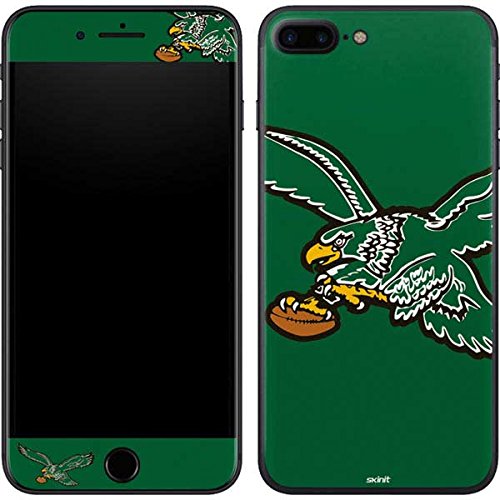 Skinit Decal Phone Skin Compatible with iPhone 8 Plus - Officially Licensed NFL Philadelphia Eagles Retro Logo Design