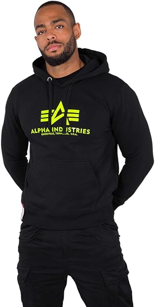 Alpha Industries Herren Basic Hoody Kapuzenpullover - 4