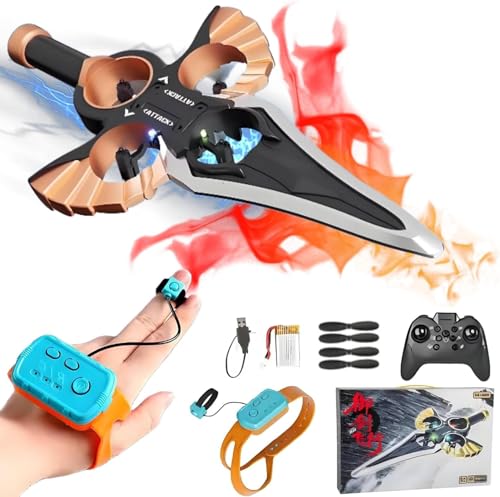 Wshtrsyh Flying Sword RC Glider, RC Controlled with Autopilot & Gyro Stabilizer, 3-Speed Control, Easy to Fly Remote Control Plane for Teens & Adults