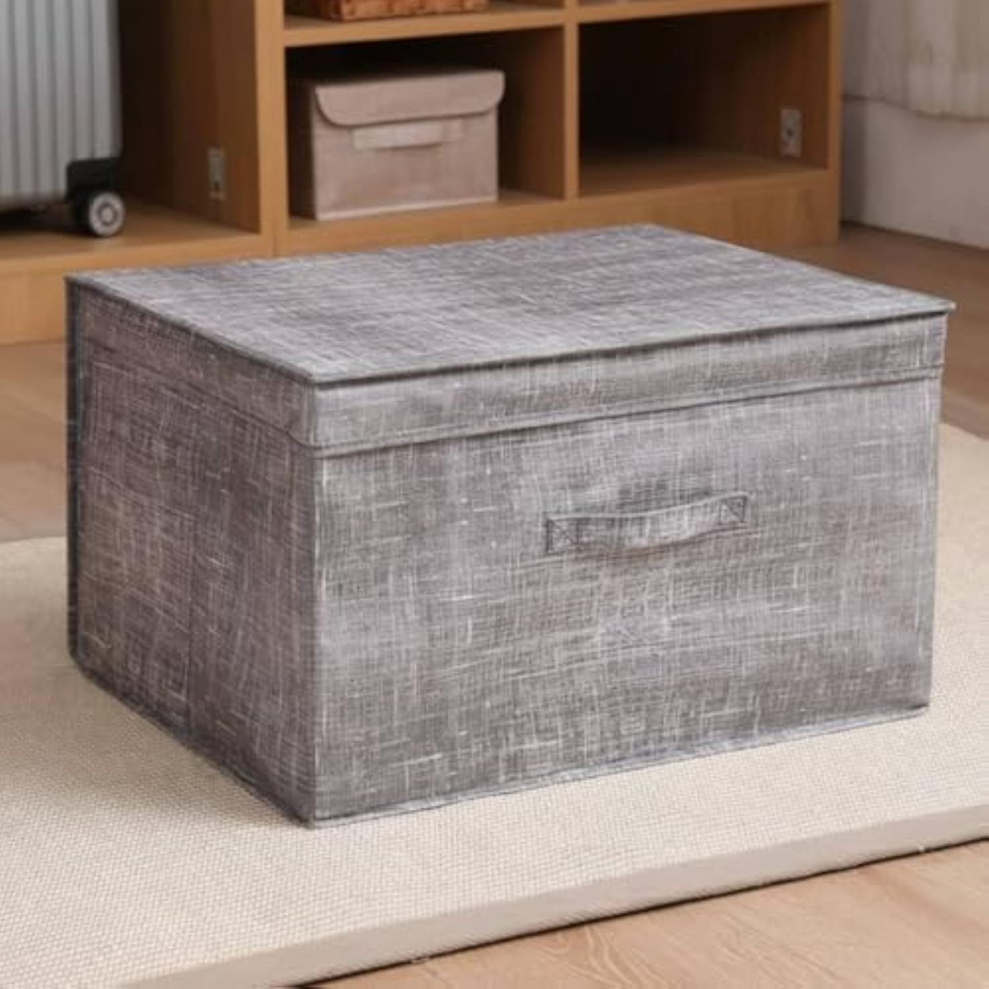 Reinforced Edges Foldable Storage Box for Organising