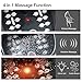 Foot Spa Bath Massager with Heat Bubbles and Vibration Massage and Jets, 16 OZ Calming Lavender Foot Soak Epsom Salt, MoodRelish Foot Soaker with Red Light, 22 Massage Rollers, Adjustable Temp - Black