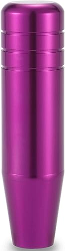 Miniatura 5 de Lunsom Pomo de palanca de cambios de aluminio de 5 pulgadas, mango de palanca de cambios de aleación larga, cabezal de cambio automático para la