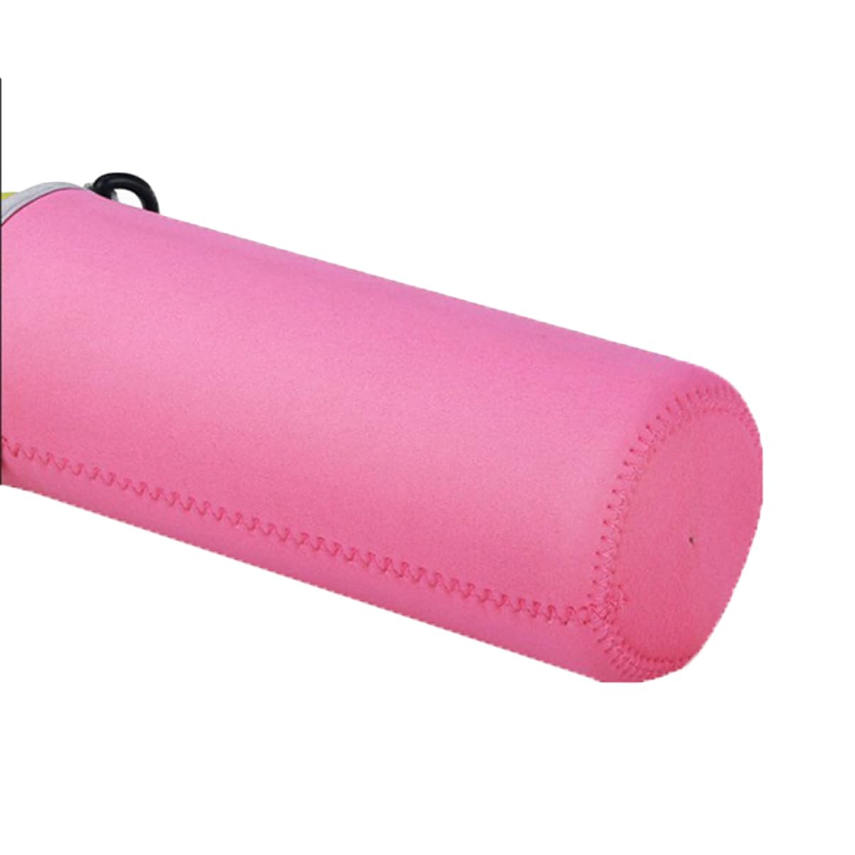 YARNOW Portabicchieri Posteriore Custodia Borraccia Idro Chiaro Aria Coperchio Potabile Termico Riempibile Sacchetto della Tazza Copri Bottiglia d'Acqua Black