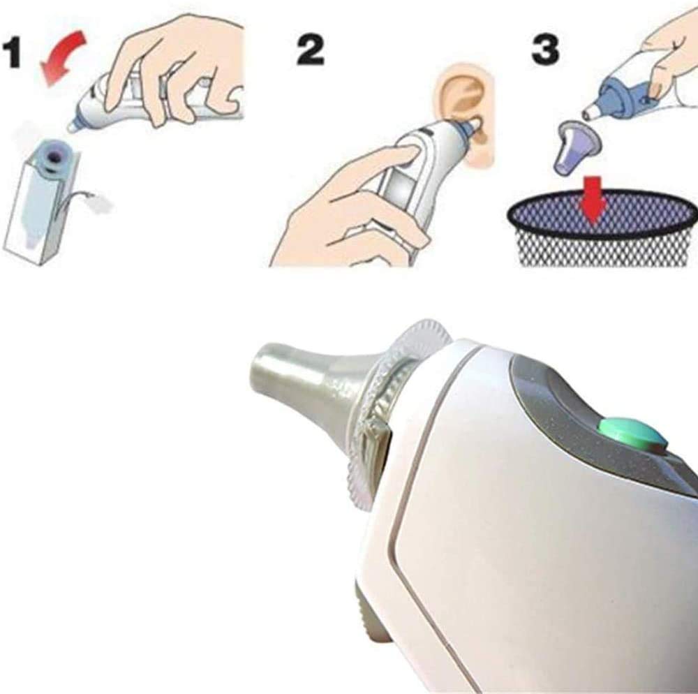 Amazon | 100個の使い捨て耳式体温計プローブカバー/リフィルカバー