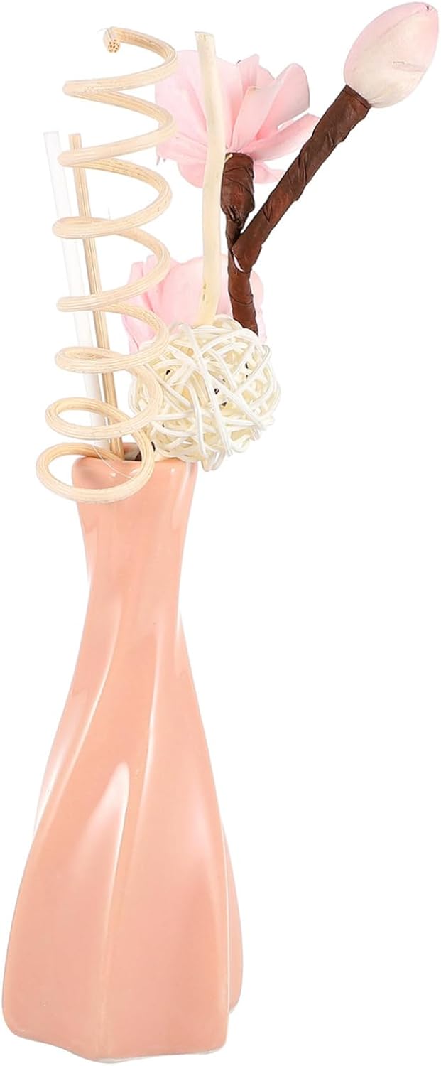 Zerodeko 1Set Rattan Aroma Diffuser Home Decor with Essential Oil Bottle Rattans for Office Living Room Elegant Photography Prop Bottle with Cherry