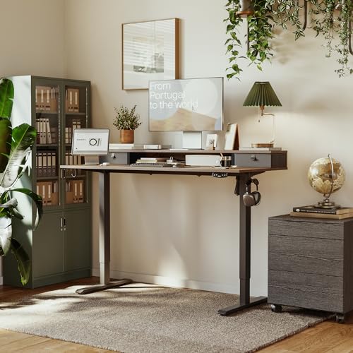 Agilestic Höhenverstellbarer Schreibtisch mit 2 Schubladen - Afbeelding 5