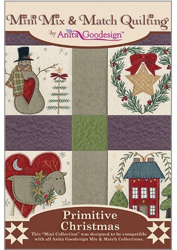 Anita Goodesign-Primitive Christmas-Mini Mix and Match Quilting-Embroidery Designs