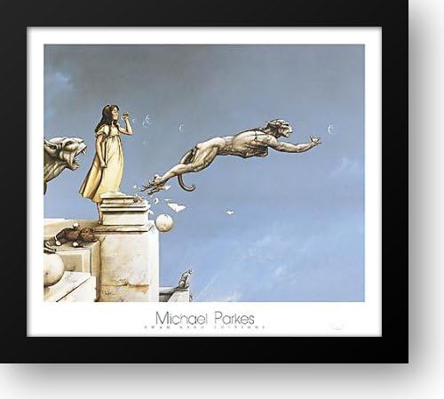 Gargoyles 24x20 Framed Art Print by Parkes, Michael