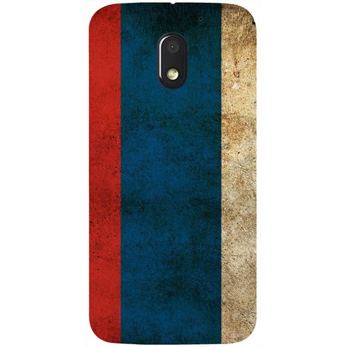 Casotec Basic Case for Motorola Moto E (3rd gen) (Plastic_Multicolor)