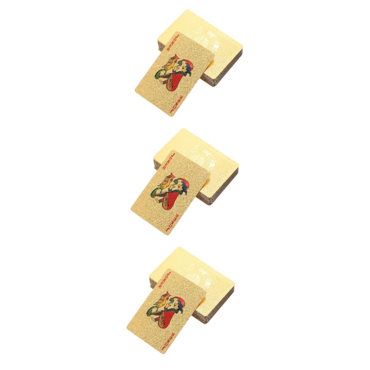 TOYANDONA 3pezzi Poker Pvc Impermeabili e Resistente Per Intrattenimento Assicurato