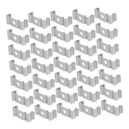 SHINEOFI 500Piezas Soporte de Fluorescente Uds Clips de Montaje Fluorescentes Instalación y Estable Accesorios de Lámparas LED