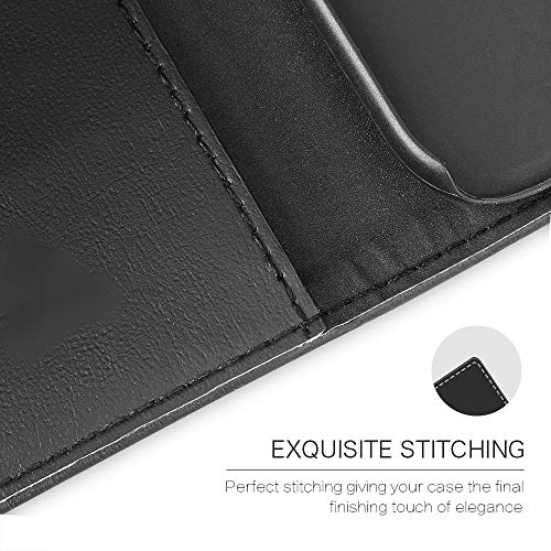 Image of SHINESTAR Redmi Note 5 Pro Flip Back Cover | PU Leather Flip Cover Wallet Case with TPU Silicone Back Case Cover for Redmi Note 5 Pro - (Classy Black)