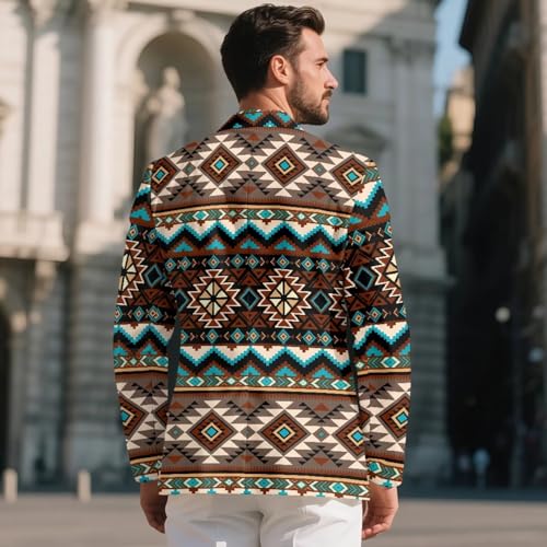 Men's Blazer Casual Sport Coats Slim Fit One Button Suit One Button Lapel Collar Lightweight Formal Tuxedo3