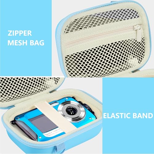 Funda impermeable rígida para cámara, color azul miniatura 4