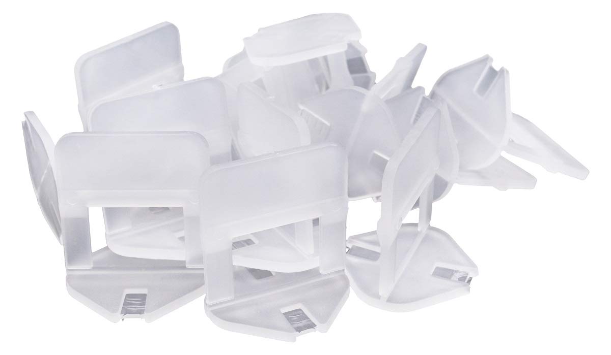 Bauhandel24 nivelleringssysteem 400 treklussen 2 mm 200 schroefdoppen leghulp tegels 6 mm tot 16 mm tegelnivelleringssysteem afstandhouders nivelleerset tegelleghulp tegelgereedschap