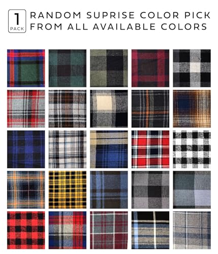 Image of Andrew Scott Men's Cotton Flannel Knee Length Shorts | Drawstring & Pockets Boxer Sleep Shorts | Multi Packs & Colors