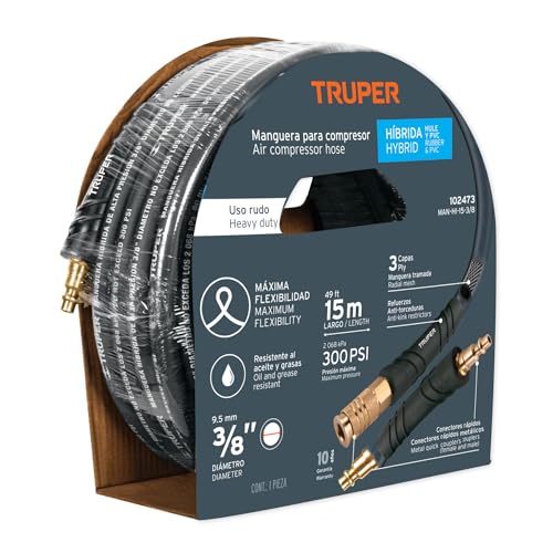 Encuentra manguera de 3 8 marca truper, en la categoría de mangueras y conectores flexibles. Manguera de 3 8 Marca TRUPER 1